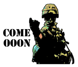 Combat soldier Ver.English sticker #7899437