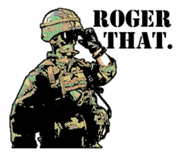 Combat soldier Ver.English sticker #7899438