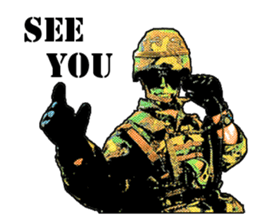 Combat soldier Ver.English sticker #7899442