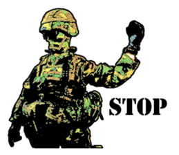 Combat soldier Ver.English sticker #7899444