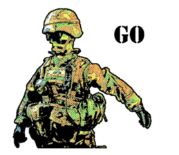 Combat soldier Ver.English sticker #7899446