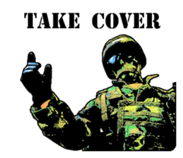 Combat soldier Ver.English sticker #7899450