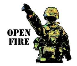 Combat soldier Ver.English sticker #7899451