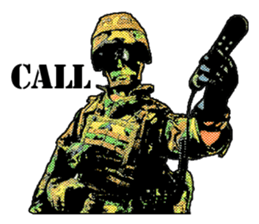 Combat soldier Ver.English sticker #7899454