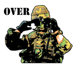 Combat soldier Ver.English sticker #7899455