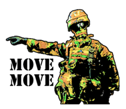 Combat soldier Ver.English sticker #7899457