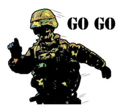 Combat soldier Ver.English sticker #7899458