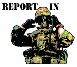 Combat soldier Ver.English sticker #7899460