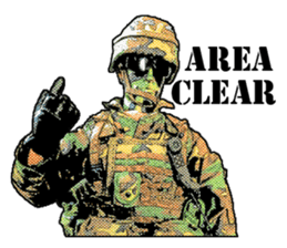 Combat soldier Ver.English sticker #7899461