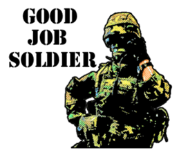 Combat soldier Ver.English sticker #7899464