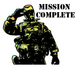 Combat soldier Ver.English sticker #7899465