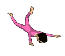 Pink uncle doll sticker #7900778