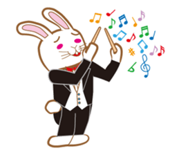 White rabbit komattaroh of the mask sticker #7902184