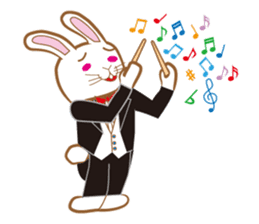 White rabbit komattaroh of the mask sticker #7902184