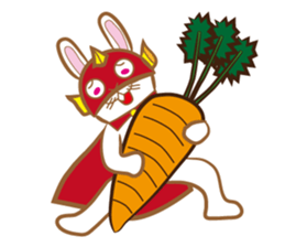 White rabbit komattaroh of the mask sticker #7902187