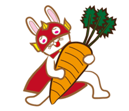 White rabbit komattaroh of the mask sticker #7902187