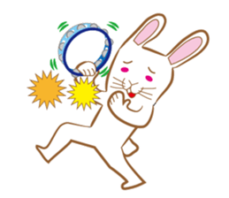 White rabbit komattaroh of the mask sticker #7902188