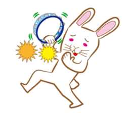 White rabbit komattaroh of the mask sticker #7902188