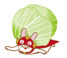 White rabbit komattaroh of the mask sticker #7902189