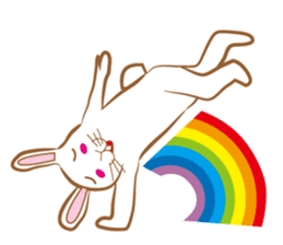 White rabbit komattaroh of the mask sticker #7902190