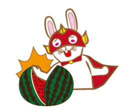 White rabbit komattaroh of the mask sticker #7902191