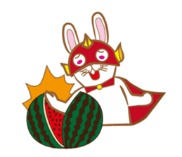 White rabbit komattaroh of the mask sticker #7902191