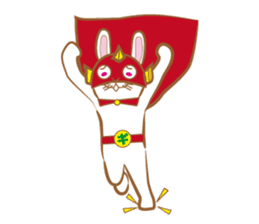White rabbit komattaroh of the mask sticker #7902195