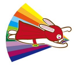 White rabbit komattaroh of the mask sticker #7902196