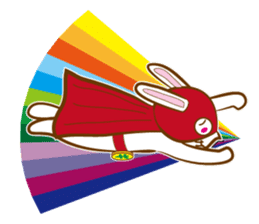 White rabbit komattaroh of the mask sticker #7902196