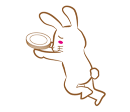 White rabbit komattaroh of the mask sticker #7902197