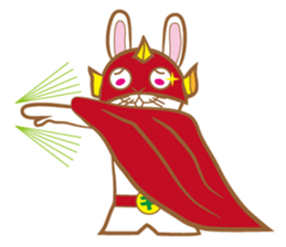 White rabbit komattaroh of the mask sticker #7902198