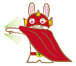 White rabbit komattaroh of the mask sticker #7902198