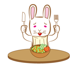 White rabbit komattaroh of the mask sticker #7902199