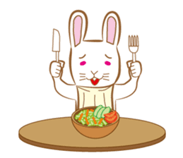 White rabbit komattaroh of the mask sticker #7902199