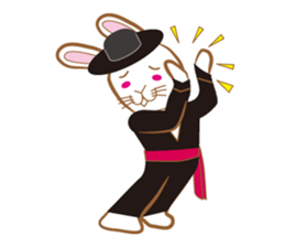 White rabbit komattaroh of the mask sticker #7902202