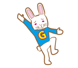 White rabbit komattaroh of the mask sticker #7902203