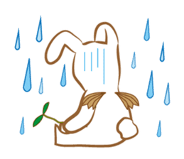 White rabbit komattaroh of the mask sticker #7902206