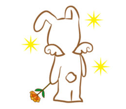 White rabbit komattaroh of the mask sticker #7902207