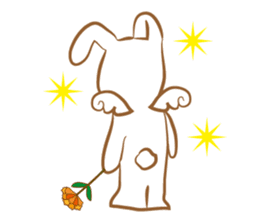 White rabbit komattaroh of the mask sticker #7902207