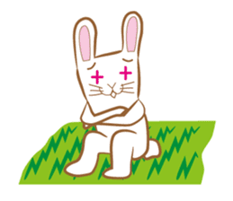 White rabbit komattaroh of the mask sticker #7902209
