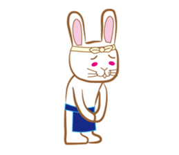 White rabbit komattaroh of the mask sticker #7902210