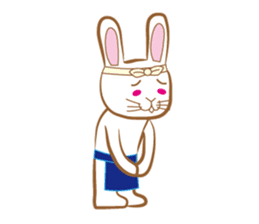 White rabbit komattaroh of the mask sticker #7902210