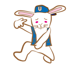 White rabbit komattaroh of the mask sticker #7902215