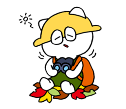 umiikokun in autumn sticker #7902680