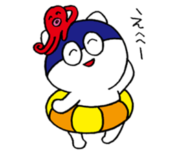 umiikokun in autumn sticker #7902685