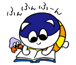 umiikokun in autumn sticker #7902690