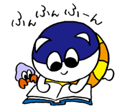 umiikokun in autumn sticker #7902690