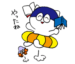 umiikokun in autumn sticker #7902692