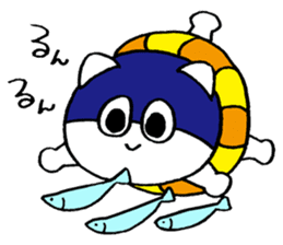 umiikokun in autumn sticker #7902697
