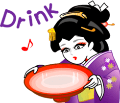 Message of a geisha girl 3 sticker #7902952